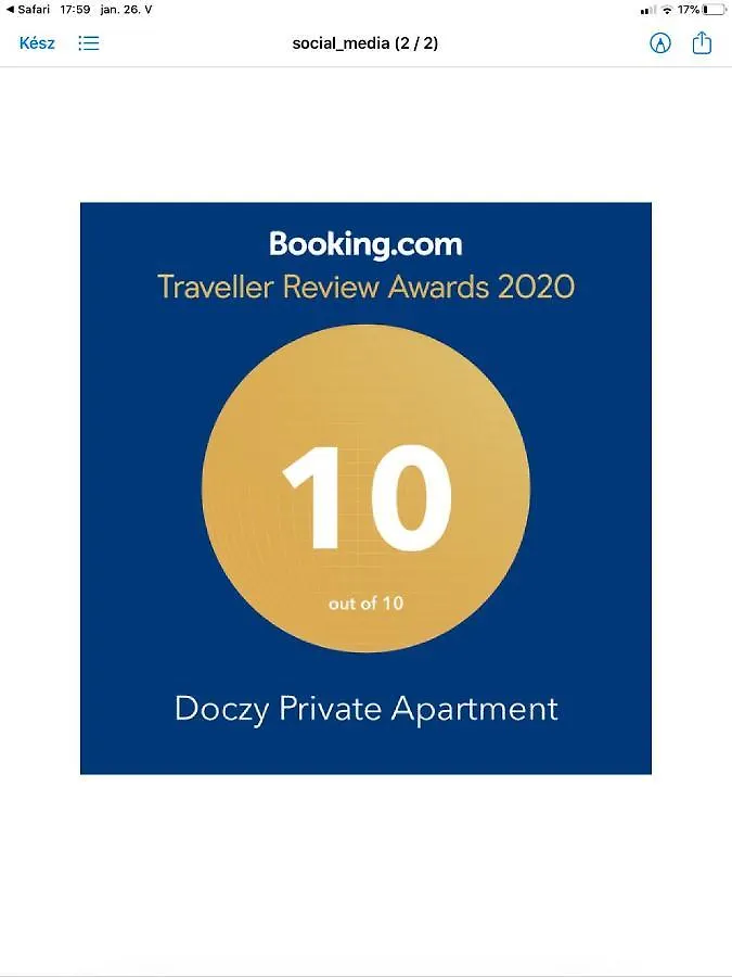 Doczy Private Apartment Debrecen